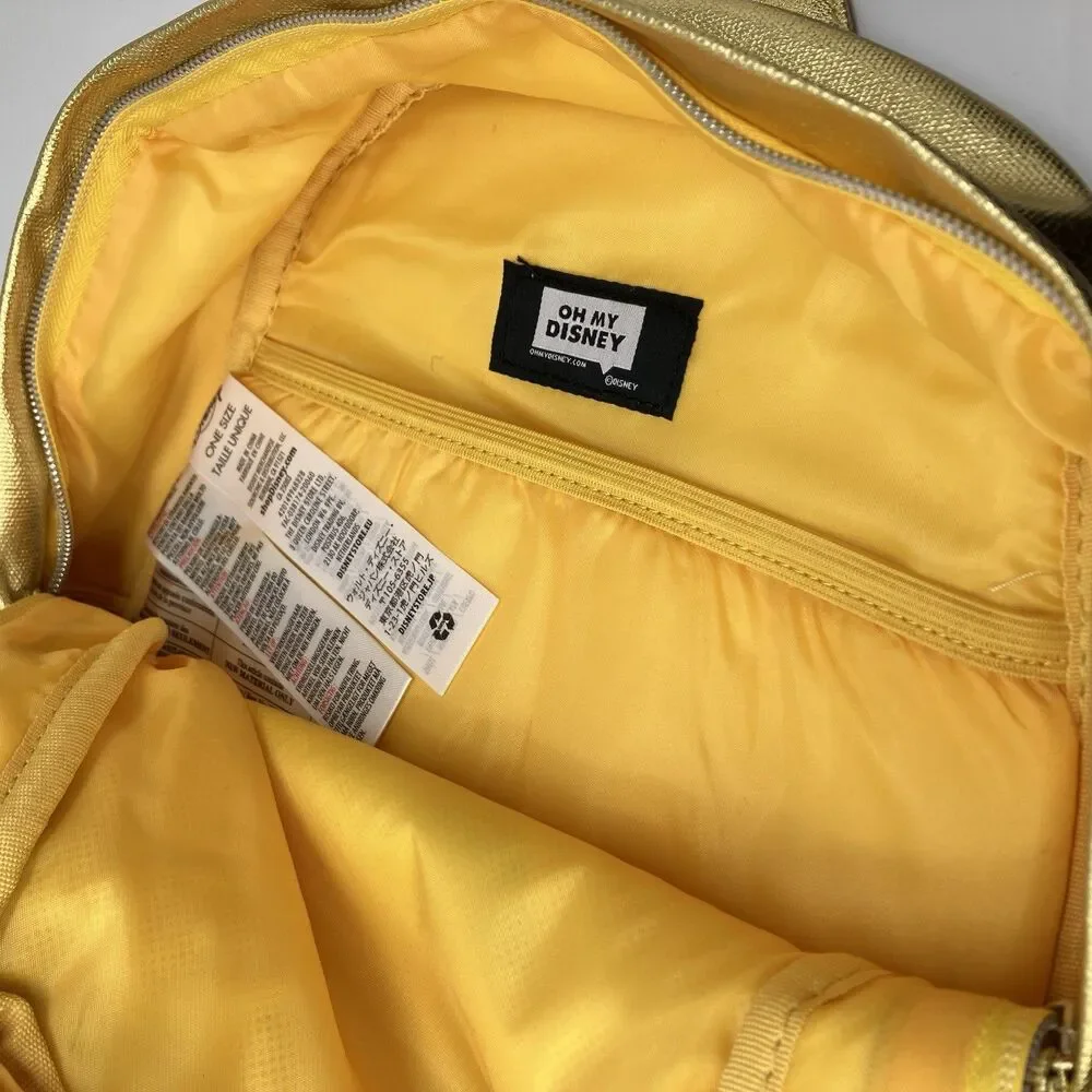 Disney Hercules Backpack Gold Megara Pegasus Metallic Oh My Disney Character NWT